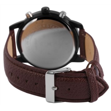 Montre Aerostar pour homme avec bracelet imitation cuir marron 211071200002 Aerostar 19,90 €
