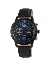 Montre Aerostar pour homme avec bracelet imitation cuir noir 211071500002 Aerostar 19,90 €