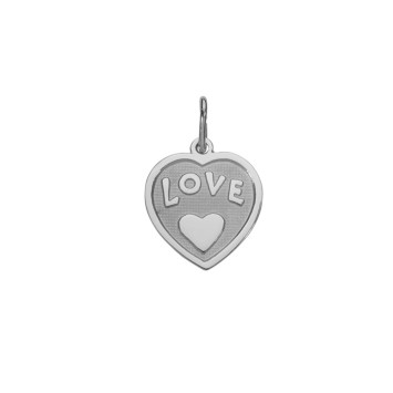 Colgante Love Heart en plata de ley 3160827 Laval 1878 18,00 €