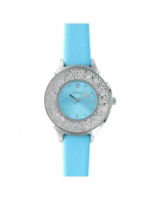 Orologio Lutetia azzurro, quadrante con pietre sintetiche e bracciale 750103BL Lutetia 38,00 €