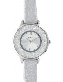 Silver Lutetia watch, dial with synthetic stones and bracelet 750128A Lutetia 39,90 €
