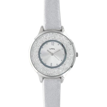 Silver Lutetia watch, dial with synthetic stones and bracelet 750128A Lutetia 39,90 €