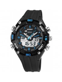 Reloj Akzent azul y negro para hombre con correa de silicona. 24200016-002 Akzent 22,90 €