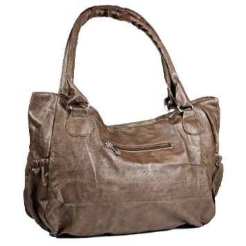 Große Handtasche 43 x 30 cm - Farbe Taupe 38421 Paris Fashion 18,00 €