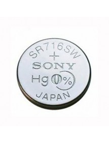 Pile bouton 315 Sony Murata SR716SW sans mercure