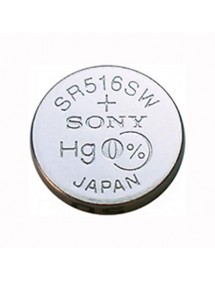 Pile bouton 317 Sony Murata SR516SW sans mercure