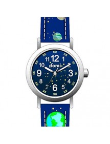 Children's watch "Planets" metal case and dark blue synthetic strap 753970 DOMI 39,90 €