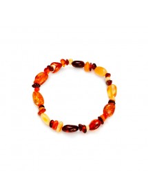 Amber elastic bracelet of various shapes 31812568 Nature d'Ambre 26,00 €