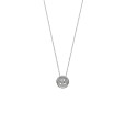 Necklace Steel "Button" - 45 cm