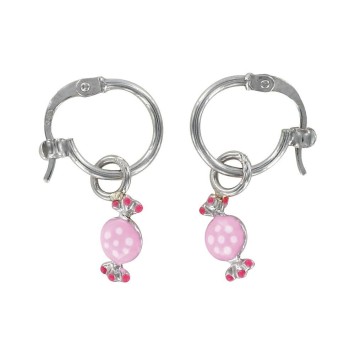 Earrings rhodium silver pendant with candy 313290 Suzette et Benjamin 34,00 €