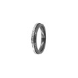Carpe Diem mixed steel ring - Diameter 66
