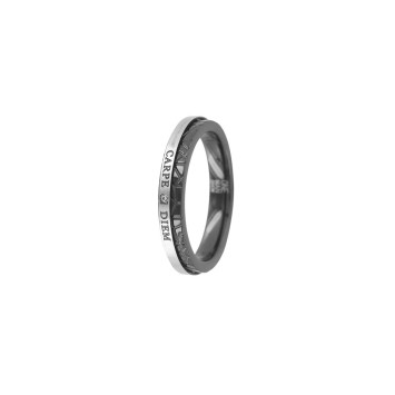 Carpe Diem anillo de acero mixto - Diámetro 68 311474N68 One Man Show 19,90 €