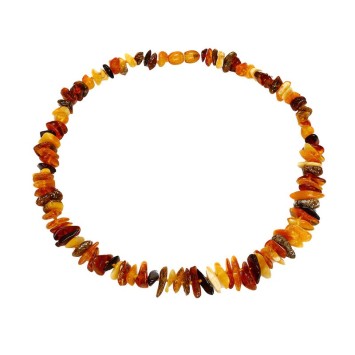 Multi-colored amber necklace with ambrine screw clasp 31710741 Nature d'Ambre 59,90 €