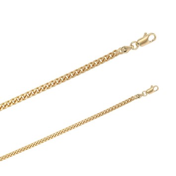 Gold-plated curb chain bracelet - Length 21 cm 328021 Laval 1878 59,90 €