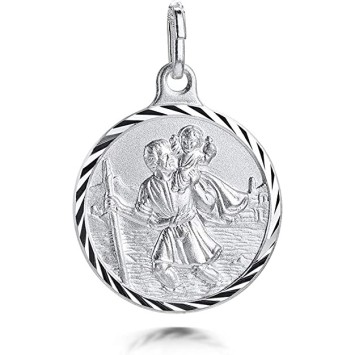 Saint-Christophe round silver medal with chiseled outline 316485 Laval 1878 29,90 €