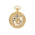 Orologio Laval 1878 e orologio meccanico a scheletro, giallo dorato