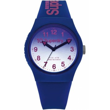 Unisex analogowy zegarek Superdry UrbanLaser SYG198UU - Niebieski s...