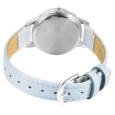 Orologio da donna Q&Q - Cinturino in similpelle blu chiaro Q925J364Y