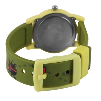 Montre pour enfants Q&Q - bracelet en silicone vert kaki, étanche à 10 bars VR99J016Y Q&Q 34,00 €