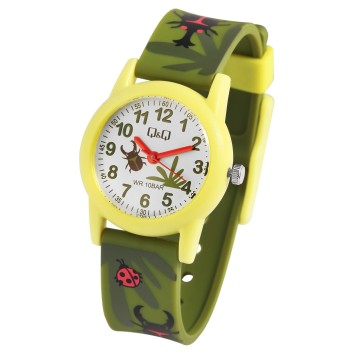 Q&Q children's watch - green silicone strap, water resistant to 10 bar VR99J016Y Q&Q 34,00 €