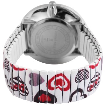 Montre femme Donna Kelly avec bracelet en métal multicolore motif cœurs 1700043-002 Donna Kelly 19,90 €