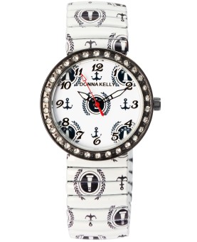 Damski zegarek Donna Kelly z paskiem, morski