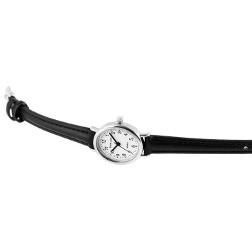 Montre pour femme Excellanc cadran blanc et bracelet en similicuir noir 1900265-003 Excellanc 26,00 €