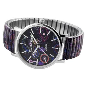 Excellanc analog armbandsklocka i flerfärgad färg