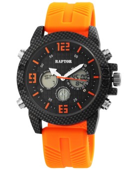 Raptor Herrenuhr, analog und digital, mit orangefarbenem Kautschukband RA20312-003 Raptor Watches 49,95 €