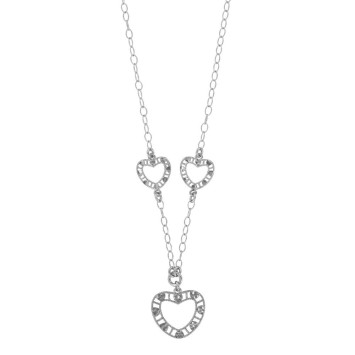 Silver heart necklace 925/1000 Rhodium 3171020 Laval 1878 29,90 €