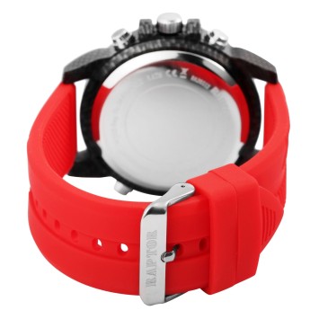 Reloj de hombre Raptor, analógico y digital, con correa de caucho roja. RA20312-006 Raptor Watches 49,95 €