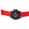 Montre RA20312-006 Raptor pour homme, analogique et numérique, avec bracelet en caoutchouc rouge