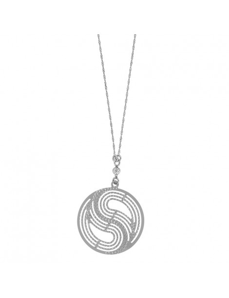 Fancy round rhodium silver necklace 3171019 Laval 1878 29,90 €