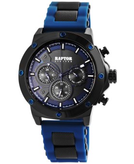 RAPTOR LIMITED Herrenuhr mit Multifunktionswerk und blauem Silikonarmband RA20246-004 Raptor Watches 79,95 €