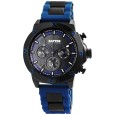 RAPTOR LIMITED men's watch with multifunction movement and blue silicone strap