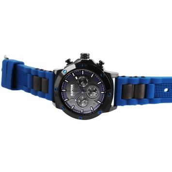 RAPTOR LIMITED herenhorloge met multifunctioneel uurwerk en blauwe ...