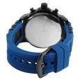 RAPTOR LIMITED herenhorloge met multifunctioneel uurwerk en blauwe siliconen band