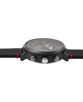Raptor Men's Watch with Black and Red Genuine Leather Strap, Analog/Digital Display RA20311-003 Raptor Watches 59,95 €