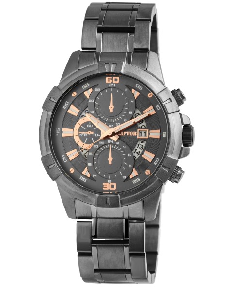 Montre Raptor RA20271-003 pour homme avec bracelet en acier inoxydable, index doré RA20271-003 Raptor Watches 59,95 €