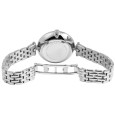 Montre Raptor RA10204-001 pour femme, bracelet maille en acier inoxydable, cadran fleurs blanc et strass