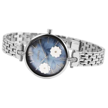 Raptor women's watch, stainless steel mesh bracelet, flower and rhinestone dial RA10204-002 Raptor 59,95 €