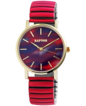 Reloj para mujer Raptor de edición colorida, acero inoxidable, analógico de cuarzo, estampado colorido RA10205-009 Raptor Wat...