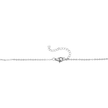 Stainless steel jewelery set with anchor motif, chain with pendant and earrings 5120057-001 Akzent 19,95 €