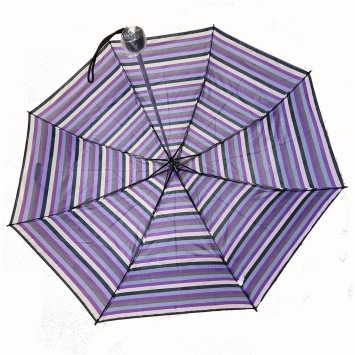 VIPLUIE Manueller Taschenschirm - Solide und kompakt für die Reise - Violett Mehrfarbig VP5123-3 Vipluie 16,90 €