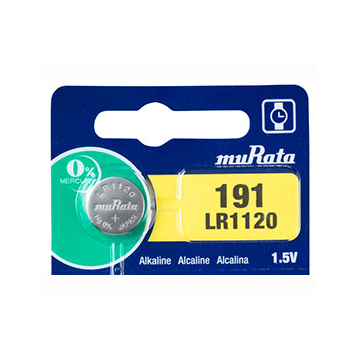 Battery Murata LR1120 - 191 Alkaline without mercury 4911205 Murata 2,90 €