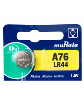 Batería Murata LR44 - A76 Alcalina sin mercurio 490445 Murata 2,30 €