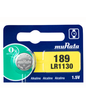 Batería Murata LR1130 - 189 Alcalina sin mercurio 4911305 Murata 2,90 €