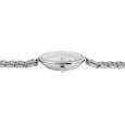 Montre Raptor Malva RA10204-001 pour femme, bracelet maille en acier inoxydable, cadran fleurs gris bleu et strass