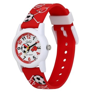 Q&Q children's watch with silicone strap, football motifs, 10 ATM V22A-010VY Q&Q 26,90 €