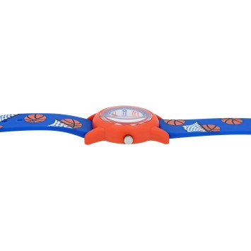 Orologio per bambini Q&Q con cinturino in silicone, motivi basket, 10 ATM V22A-011VY Q&Q 26,90 €
